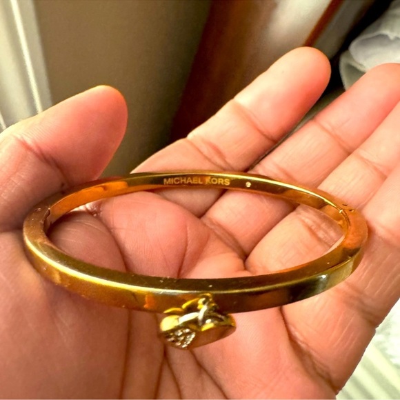 Michael Kors Gold Bangle Bracelet - Picture 1 of 9